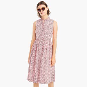 JCrew dress in Liberty chamomile floral 8p